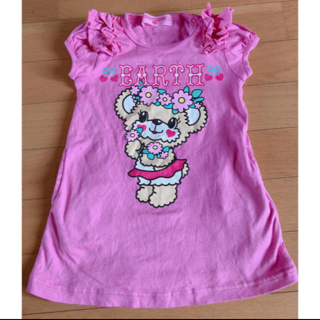 EARTHMAGIC(アースマジック)のオンライン限定ワンピ90 キッズ/ベビー/マタニティのキッズ服女の子用(90cm~)(ワンピース)の商品写真