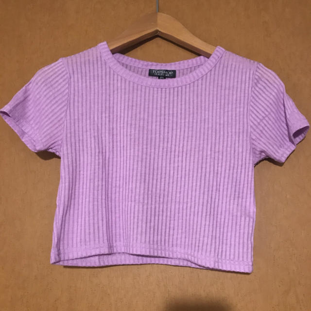 TOPSHOP(トップショップ)の値下げ TOPSHOP ショート丈T レディースのトップス(Tシャツ(半袖/袖なし))の商品写真