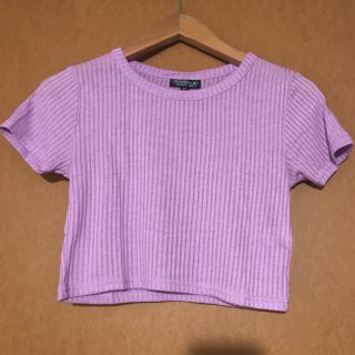 トップショップ(TOPSHOP)の値下げ TOPSHOP ショート丈T(Tシャツ(半袖/袖なし))