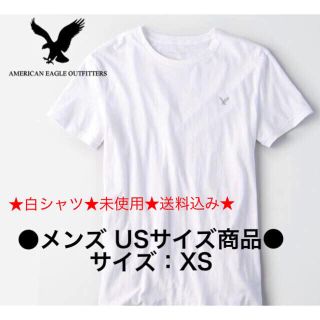 アメリカンイーグル(American Eagle)の★白 Tシャツ★ 未使用★送料込み ★アメリカンイーグル 半袖 Tシャツ(Tシャツ(半袖/袖なし))