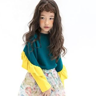 ザラキッズ(ZARA KIDS)の⋈秋新作 フリルトップス(Tシャツ/カットソー)