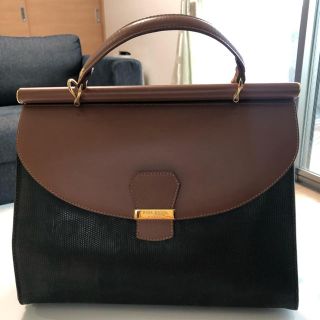 ニナリッチ(NINA RICCI)の超美品 本革 ニナ リッチ バッグ ニナリッチ証明カード付き(ハンドバッグ)