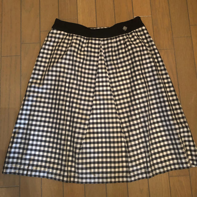 Courreges(クレージュ)のクレージュ courreges ギンガムチェック♡ 台形スカート 美品 レディースのスカート(ひざ丈スカート)の商品写真