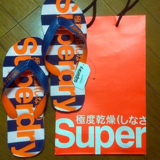 SuperDry極度乾燥しなさいビーサン(サンダル)