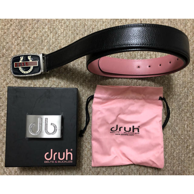 【新品・未使用】Druh ベルト (2バックル)