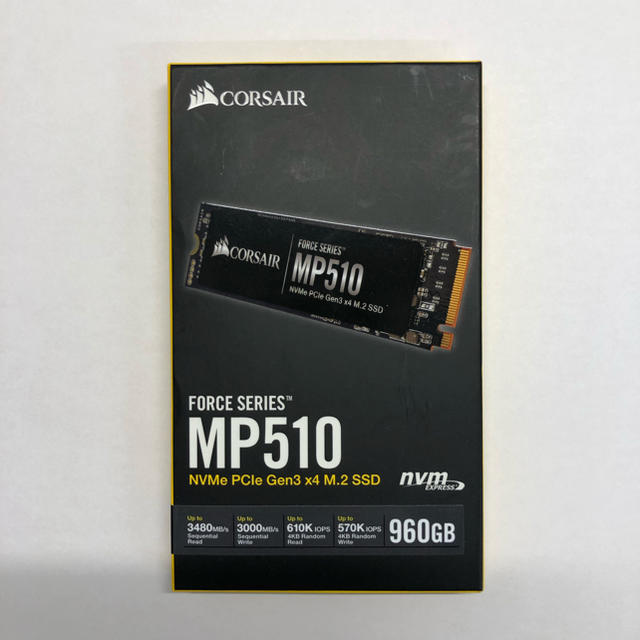 Corsair Force MP510（約1TB(960GB)M.2 SSD