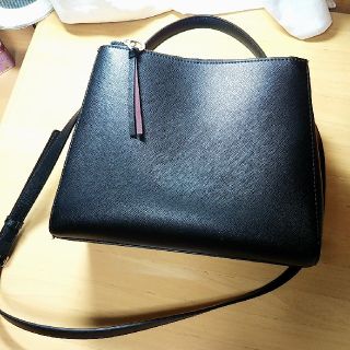 ザラ(ZARA)のZARA♡黒色バッグ(ハンドバッグ)