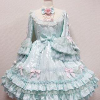 アンジェリックプリティー(Angelic Pretty)の新品アンプリ 薔薇のお嬢様 &ボンネット(ひざ丈ワンピース)