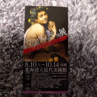 カラヴァッジョ展　再入場チケット(美術館/博物館)