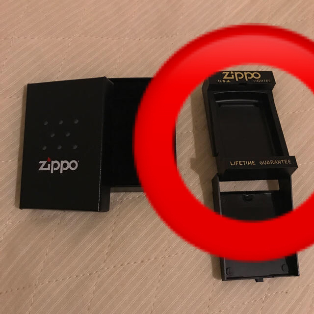 ZIPPO(ジッポー)のZIPPO 空ケース 2つ メンズのファッション小物(タバコグッズ)の商品写真