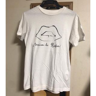 メゾンドリーファー(Maison de Reefur)のMAISON DE REEFUR白ティシャツ(Tシャツ(半袖/袖なし))