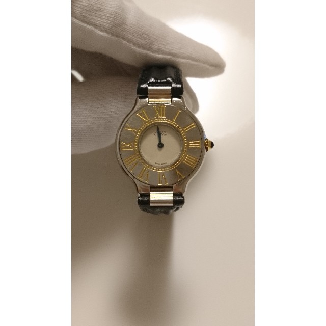 ✾値下げ✾Cartier　カルティエ　マスト21 腕時計　レザーベルト