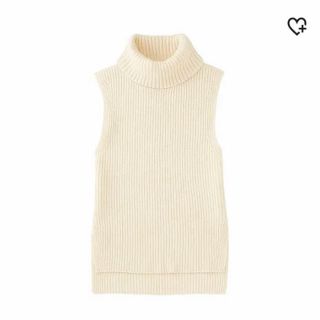 ユニクロ(UNIQLO)のユニクロ ノースリーブ ニット(ニット/セーター)