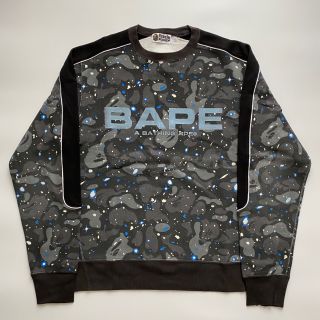 アベイシングエイプ(A BATHING APE)のbape スペースカモ スウェット トレーナー(スウェット)