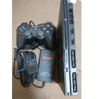 プレイステーション2(PlayStation2)の【動作OK】PS2 (SCPH-70000)本体＋メモリーカード(家庭用ゲーム機本体)