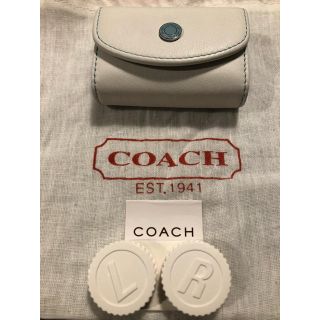 コーチ(COACH)のCOACH コーチ コンタクトケース (新品・ホワイト)(その他)