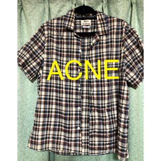 アクネ(ACNE)のacne studios アクネ ステュディオス チェックシャツ Lサイズ(シャツ)