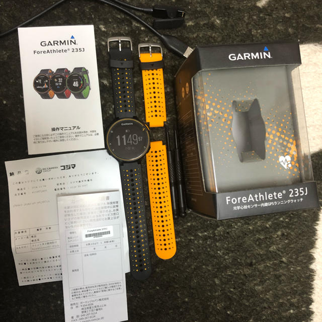 GARMIN(ガーミン)のGARMIN 235J メンズの時計(腕時計(デジタル))の商品写真