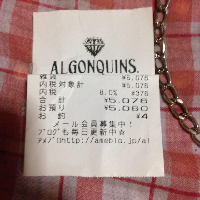 ALGONQUINS(アルゴンキン)のチョーカー  レディースのアクセサリー(その他)の商品写真