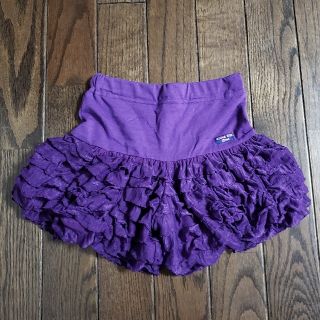 アナスイミニ(ANNA SUI mini)の新品　アナスイミニ　定番　フリルキュロット　紫　120(パンツ/スパッツ)