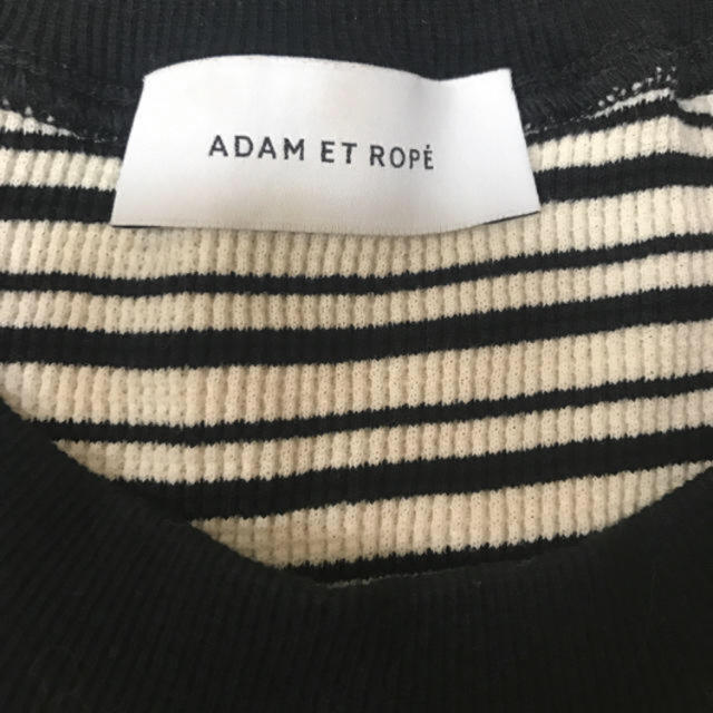 Adam et Rope'(アダムエロぺ)のアダムエロペ ボーダータンクトップ 美品 レディースのトップス(タンクトップ)の商品写真