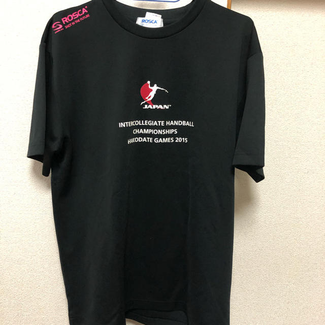 asics(アシックス)のハンドボール Tシャツ アシックス スポーツウェア 黒 Lサイズ スポーツ/アウトドアのランニング(ウェア)の商品写真