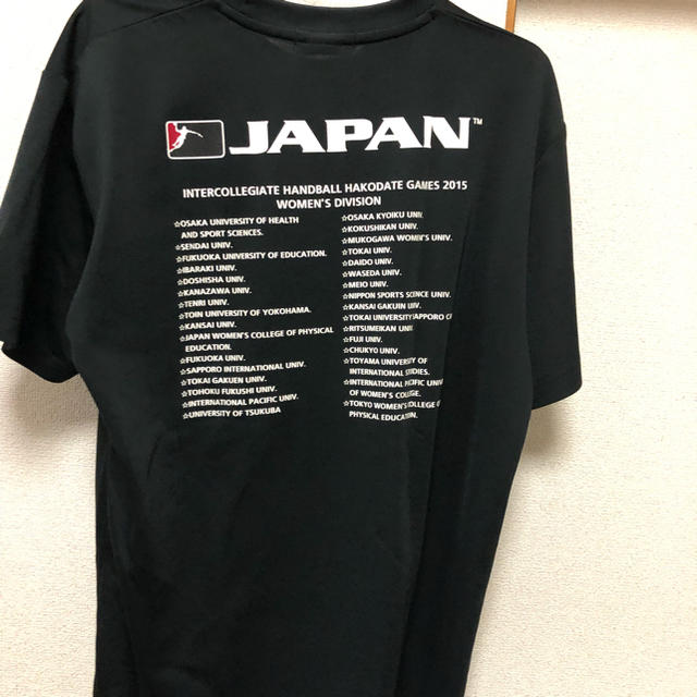 asics(アシックス)のハンドボール Tシャツ アシックス スポーツウェア 黒 Lサイズ スポーツ/アウトドアのランニング(ウェア)の商品写真