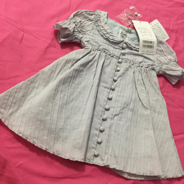 日本製 Litlle me COUTURE 新品タグ付き ワンピース ドレス キッズ/ベビー/マタニティのベビー服(~85cm)(ワンピース)の商品写真