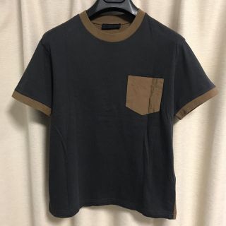 プラダ(PRADA)の【PRADA】バイカラーデザイン Tシャツ(Tシャツ/カットソー(半袖/袖なし))