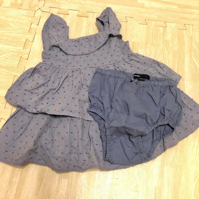 babyGAP(ベビーギャップ)のbaby gap 女児 90cm セットアップ ワンピース キッズ/ベビー/マタニティのキッズ服女の子用(90cm~)(ワンピース)の商品写真