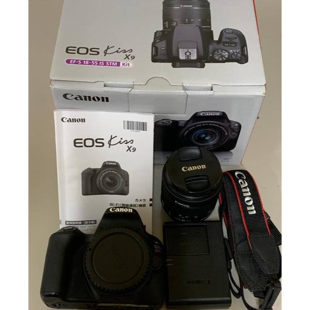 Canon EOS kiss X9 EF-S18-55 IS STMレンズキット 純正正規 スマホ