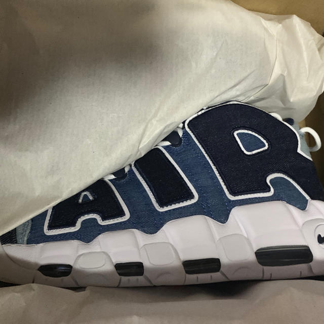 NIKE - NIKE AIR MORE UPTEMPO モアテン デニム 27.5の通販 by y