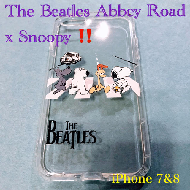 the Beatles x Peanuts iPhone 7&8ケース スマホ/家電/カメラのスマホアクセサリー(iPhoneケース)の商品写真