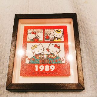 ハローキティ(ハローキティ)の1989 ハローキティ　フレームマグネット(キャラクターグッズ)
