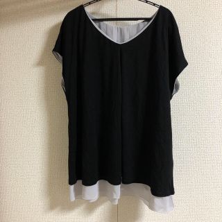 インディヴィ(INDIVI)のインディヴィ  INDIVE ゆったり ブラウス (綺麗めTシャツ)(シャツ/ブラウス(半袖/袖なし))