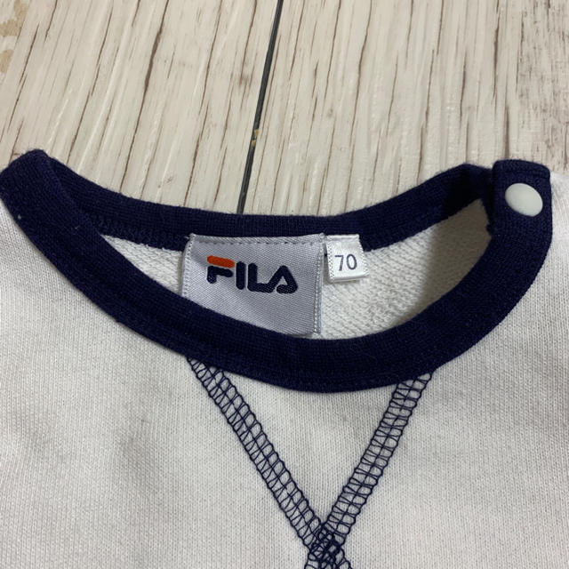 FILA(フィラ)のFILA ベビー ロンパース キッズ/ベビー/マタニティのベビー服(~85cm)(ロンパース)の商品写真