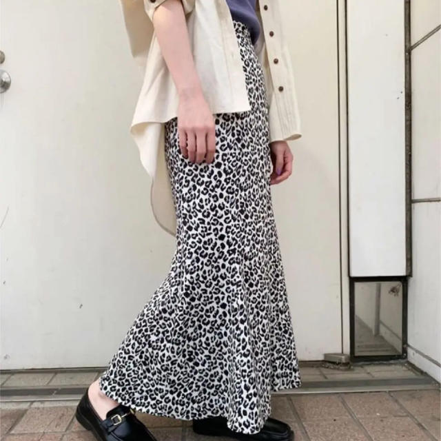 新作即完売♡MOUSSY leopard maxi スカート♡レオパードスカート