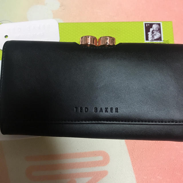 Ted Baker 長財布 キラキラがま口財布