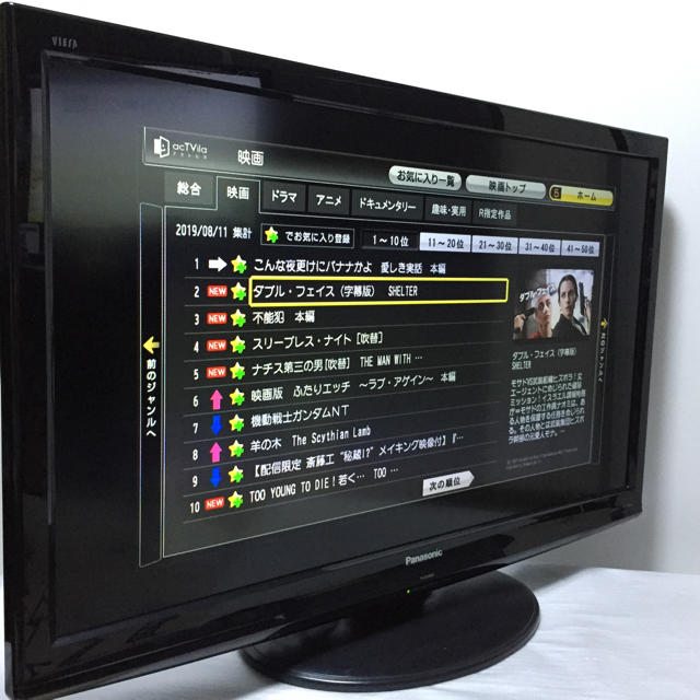 Panasonic VIERA 37型 2011年製　テレビ