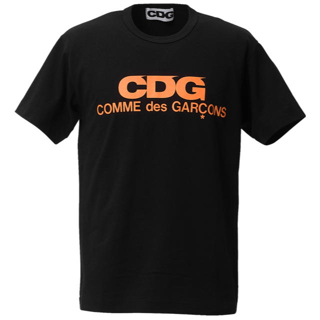 メンズコムデギャルソン CDG Tシャツ オレンジ ロゴ Mサイズ 限定 ギャルソン