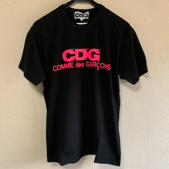 COMME des GARCONS Tシャツ・カットソー M 蛍光ピンクなし生地の厚さ