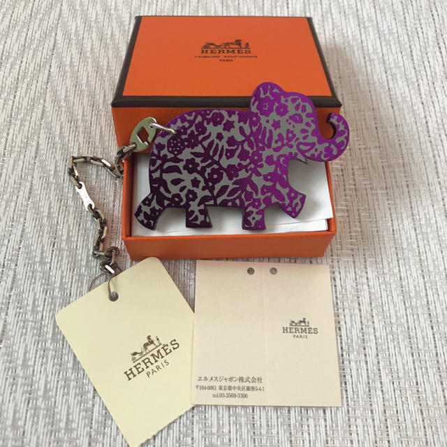 HERMES エルメス アニマル キーホルダー キーチャーム タグ付き 新到着
