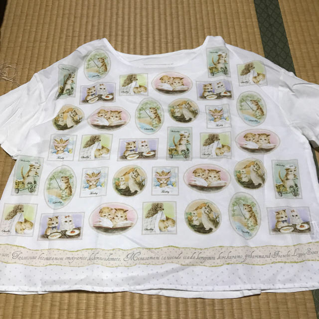 franche lippee(フランシュリッペ)のfranche lippee ダイアリースカーフT レディースのトップス(Tシャツ(半袖/袖なし))の商品写真