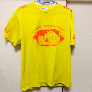 ハンドボール Tシャツ スポーツウェア 黄色 Lサイズ(ウェア)