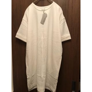 レプシィム(LEPSIM)のりおさま専用【タグ付き】 ☆LEPSIM   Tシャツワンピース  白(ひざ丈ワンピース)