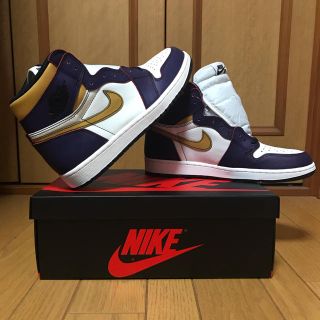 ナイキ(NIKE)のAIR JORDAN 1 Lakers レイカーズ (スニーカー)