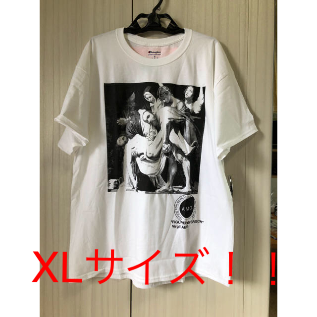 MCA限定 Virgil Abloh チャンピオン Tシャツ XLサイズTシャツ/カットソー(半袖/袖なし)