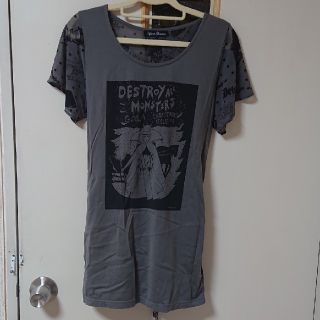 ヒステリックグラマー(HYSTERIC GLAMOUR)のヒステリックグラマー  シフォン Tシャツ  ワンピース(Tシャツ(半袖/袖なし))