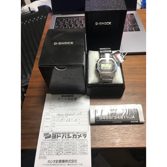 最新 G-SHOCK 保証書付 Gショック カシオ GMW-B5000D-1JF 腕時計(デジタル)
