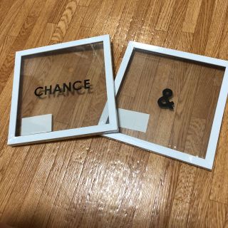 CHANCE & アートフレーム 新品未使用(ウェルカムボード)